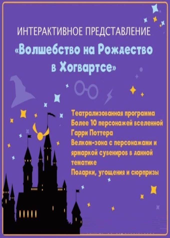 Волшебство под Рождество в Хогвартсе