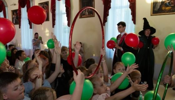 Волшебство под Рождество в Хогвартсе