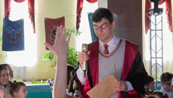 Волшебство под Рождество в Хогвартсе