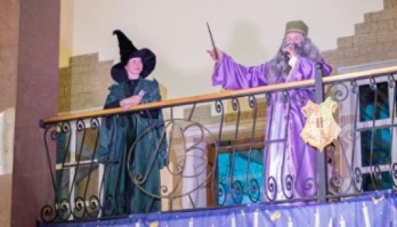 Волшебство под Рождество в Хогвартсе